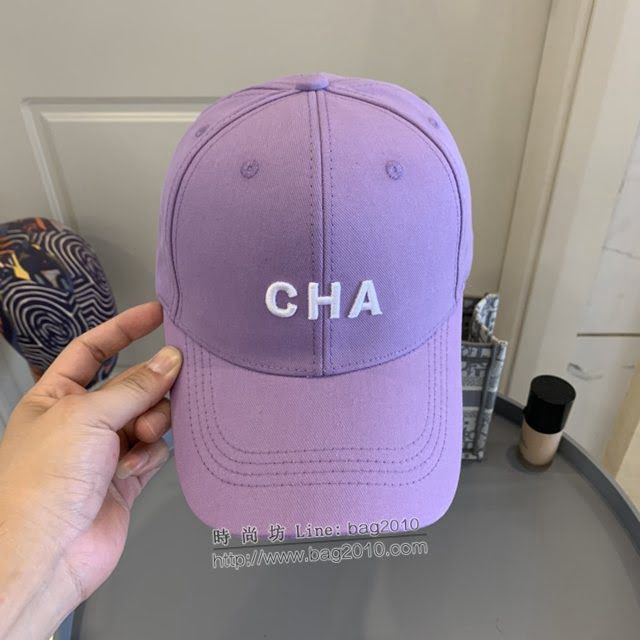 Chanel男女同款帽子 香奈兒新款字母刺繡精品棒球帽鴨舌帽  mm1638